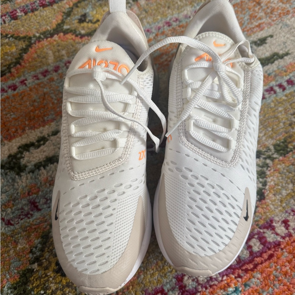 Nike Air Max in White and Peach